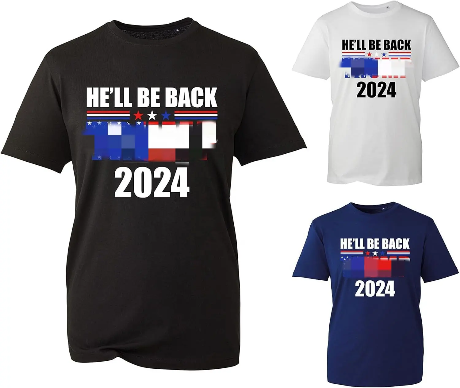 2024年大統領選挙彼は戻ってくるTシャツ半袖ドラムp2024Tシャツ服