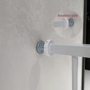 Hochwertige Metall Abs versenkbare Hunde tor Modern Style Faltbare Haustier tür Leitplanke Solid Animal Pattern Baby Safety Play Gate - Product Image 4