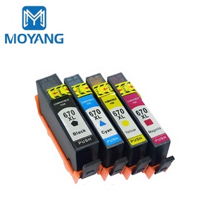 MoYang兼容hp670 670XL墨盒，用于惠普670桌面喷墨墨水优势3525 4615 <span class=keywords><strong>4625</strong></span> 5525打印机墨盒 - Product Image 1