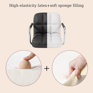 <span class=keywords><strong>Taburete</strong></span> de Barra para Isla de <span class=keywords><strong>Cocina</strong></span> con Reposabrazos en Forma de U de Espuma de Doble Capa de 21 <span class=keywords><strong>cm</strong></span> de Altura - Product Image 3