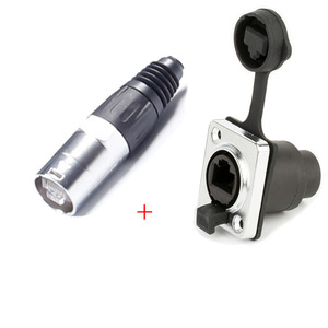 Conector Ethernet RJ45 de 90 Grados para Montaje en Panel con Diseño Impermeable para Uso Industrial - Product Image 1