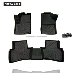 Tapis de sol de voiture personnalisé en TPE, accessoires intérieurs, tapis de voiture durable, tapis de sol de voiture en TPE de haute qualité pour CRETA <span class=keywords><strong>2021</strong></span> - Product Image 1
