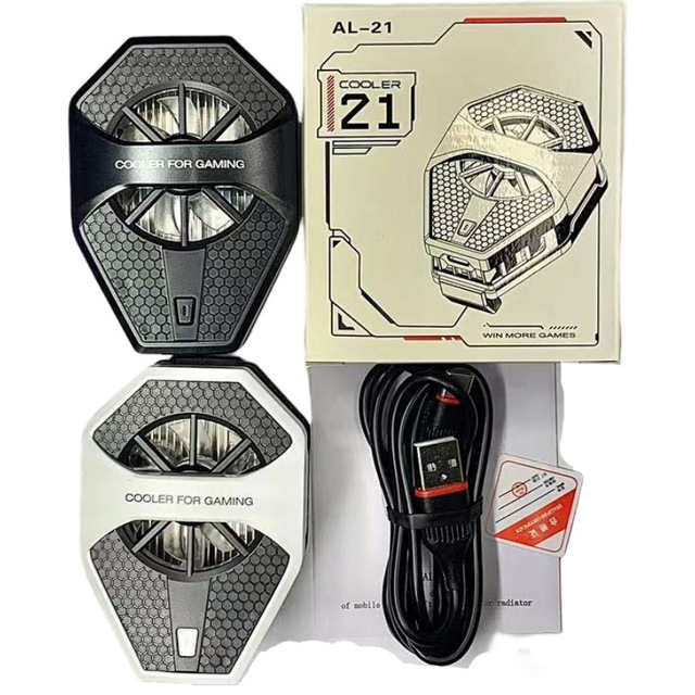 New FS09 Semiconductor Phone Cooler Back Clip Silent, Lightweight, Three-Speed Digital Display, Fast Cooling For Mobile Computer