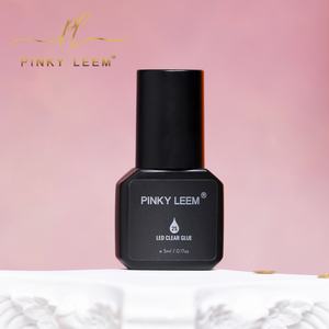 Colle à cils Pinky leem Private Label, colle pour extensions de cils LED, 5 ml, colle imperméable, résistante à l'huile, colle LED, adhésif pour cils - Product Image 2