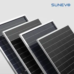Alemanha Painéis de energia solar 440 W 450 W 455 W Painel solar fotovoltaico bifacial todo preto preço do módulo mono