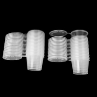 1oz sausbakje verpakking afhaal soep doorzichtig soepbeker dipschaaltje voedselcontainer plastic PP fruit beschikbaar voor gemakkelijk transport