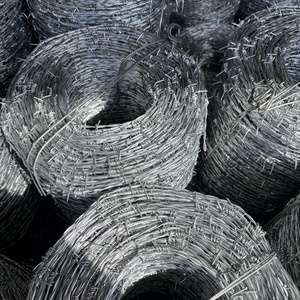 Markt 500m 25kg/Rolle Kaliber 15 16 Feuer verzinkter Stacheldraht Alambre De Puas Galvani zado Stacheldraht für Zaun - Product Image 6