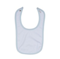 Bavoirs vierges pour bébé à sublimation personnalisée, anti-taches, pour l'alimentation, à l'épreuve des enfants, impression DIY