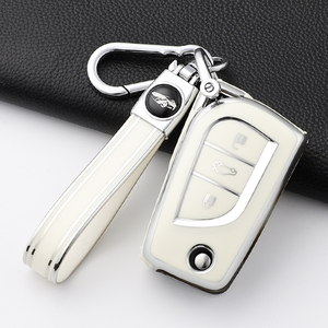 <span class=keywords><strong>Coque</strong></span> de protection pour clé de voiture en TPU à la mode pour <span class=keywords><strong>Toyota</strong></span> Hilux Corolla <span class=keywords><strong>Avensis</strong></span> Prado Fortuner RAV4 CHR support protégé sans clé Fob Bag - Product Image 5