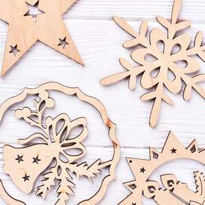 Индивидуальная гравировальная карта, незаконченная фанерная доска, лазерная резка, листы фанеры для изготовления моделей «DIY» - Product Image 2