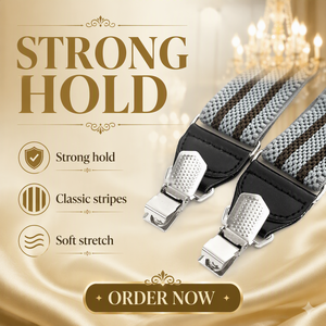 <span class=keywords><strong>Tirantes</strong></span> <span class=keywords><strong>de</strong></span> <span class=keywords><strong>Vestir</strong></span> en Forma <span class=keywords><strong>de</strong></span> Y <span class=keywords><strong>para</strong></span> <span class=keywords><strong>Hombre</strong></span>, Personalizables OEM, 100% Poliéster, Hebilla <span class=keywords><strong>de</strong></span> Acero, Diseño Ajustable y Moderno, 4 Clips, Estampados - Product Image 4