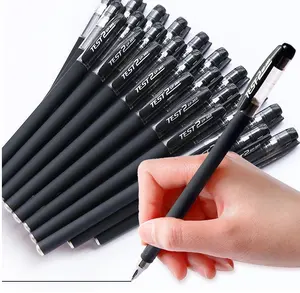 Manufacturer Wholesale Price Custom GP380 Frosted Carbon Neutral Gel Pen 0.5mm Business Office Signature Pen