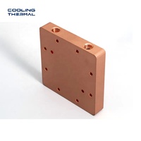 Alimentation à découpage haute puissance personnalisée Profil CU1100 Plaque de refroidissement à eau en cuivre pur