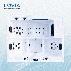 Nuovo Prodotto: <span class=keywords><strong>Vasca</strong></span> Idromassaggio <span class=keywords><strong>da</strong></span> Esterno <span class=keywords><strong>in</strong></span> Acrilico con Sistema di Controllo Balboa, Lussuosa <span class=keywords><strong>Vasca</strong></span> SPA per 3 Persone con Chaise Longue - Product Image 2