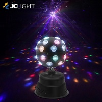 Dj lumières Ktv Disco rotatif tête mobile Rgb lumière stroboscopique Led cristal boule magique Laser Disco lumière fête à la maison