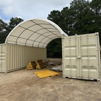 Abri de stockage en PVC imperméable de haute qualité pour conteneurs maritimes, tentes de protection, hangars agricoles, garages et entrepôts