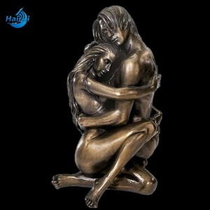 Escultura de Bronce Personalizada de Tamaño Real, Romántica, Moderna, para Exteriores, Pareja Bailando, Estatua de Metal de Mujer y Hombre Desnudos Bailando - Product Image 6