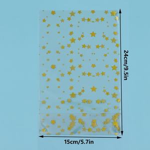 Sachet d'emballage personnalisé en cellophane plastique pour la fabrication alimentaire, sachet imprimé pour bonbons et biscuits, sac de scellage pour friandises - Product Image 5