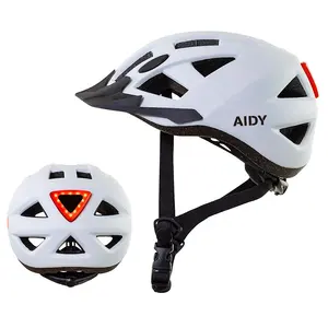 Siêu nhẹ CE phê duyệt xe đạp Helm với Visor casco de ciclismo xe đạp an toàn Mũ bảo hiểm với phía sau dẫn ánh sáng cho người đàn ông và phụ nữ