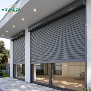 Porte à enroulement en aluminium commercial sécurisée pour usage résidentiel, commercial, <span class=keywords><strong>magasin</strong></span>, bureau, porte en aluminium - Product Image 1