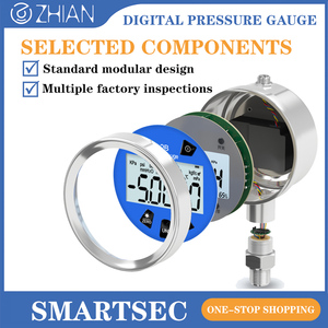 Manomètre hydraulique à affichage LCD, cadran de 60 mm, compteur numérique M20*1.5, précision 0,5 %, cadran de 100 mm, jauge de -0,1 à 100 MPa - Product Image 3