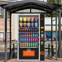 Máquina Expendedora Automática Combinada de Autoservicio Comercial AFEN, Nueva, para Refrigerios y Bebidas, Pantalla de 5 Pulgadas