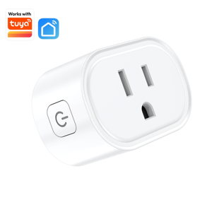 Enchufe inteligente Wifi de EE. UU., Monitor de toma de corriente, Mini enchufe inteligente con medición de potencia, enchufe inteligente Tuya WiFi <span class=keywords><strong>para</strong></span> <span class=keywords><strong>Alexa</strong></span> Google Home - Product Image 1