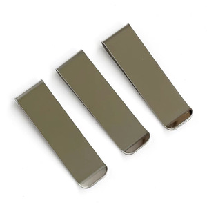 70*20*0,8mm Exquisite Brieftasche Münz klammer Multifunktion ale Edelstahl Geld klammer Aufbewahrung zubehör Ticket Brieftasche kann Logo hinzufügen - Product Image 2