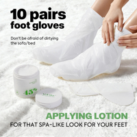 Kit de Cuidado de Pies, Gel Removedor de Callos, Crema de Urea al 45%, Mascarilla Exfoliante para Pies, Reparación de Talones Agrietados, Set de Pedicura Hidratante