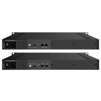 Modulator DVB-T IP QAM 8/16ch, Input IP 256/512, Output RF 50-960MHz, MER≥40dB, 1U, Manajemen Web, HZY-3308T
