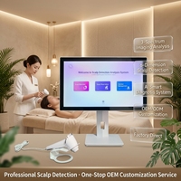 Analyseur de cuir chevelu intelligent alimenté par l'IA avec Wi-Fi et imagerie multi-spectrale pour un diagnostic précis dans les salons et les cliniques