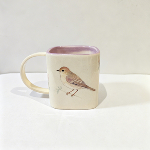 Özel el yapımı seramik kupa ile Handpainted <span class=keywords><strong>Nightingale</strong></span> kuş tasarımı-mükemmel tatil hediye - Product Image 2