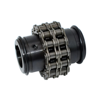 Accouplement de chaîne à rouleaux en acier rigide à grand alésage, structure universelle, marque SFS, pour machines de génie civil lourdes, personnalisation OEM