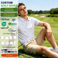 Fabricante de Polos de Golf Personalizados con Elasticidad en 4 Direcciones, Polo de Golf OEM que Absorbe la Humedad, Camisetas de Golf con Texto y Logotipo