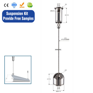 Kit de suspension de câbles filetés 1/4-20 personnalisé, 1,2x1500mm, système de suspension pour étagères en <span class=keywords><strong>verre</strong></span>, directement de l'usine - Product Image 3