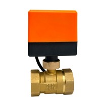 Vanne à boisseau sphérique motorisée à solénoïde en laiton, 1/2 à 2 pouces, bidirectionnelle, DC 24V, trois fils, deux commandes, électrique, pour eau, OEM Acarpss