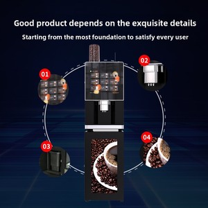 Máquina de Café Comercial de Sobremesa Estilo Italiano LE307A, Totalmente Automática, Integrada para Bebidas Calientes/Frías, con SDK Habilitado para Venta Transfronteriza - Product Image 3