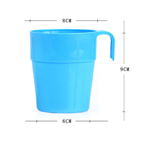 Plastic <b>Cups</b> For Children <b>Reusable</b> Injection Molding Party Beverage Drinkware Multi Color Set - Product Image 2