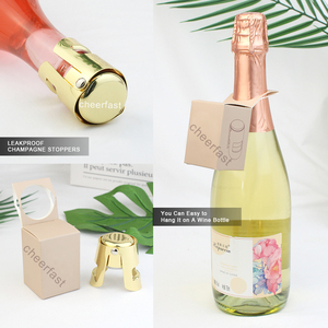 Tapón de champán espumoso de acero inoxidable de Color rosa, sellador de tapón de botella de vino espumoso personalizado con caja de embalaje personalizada - Product Image 5