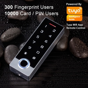 Système de contrôle d'accès de porte étanche IP68, lecteur de carte d'accès par empreinte digitale RFID avec application Tuya - Product Image 6