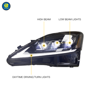 YU GUANG para <span class=keywords><strong>Lexus</strong></span> IS 250 IS 350 ISF IS 250 <span class=keywords><strong>220D</strong></span> 2006 -2012 faros delanteros secuenciales accesorios de coche faro delantero LED completo - Product Image 6