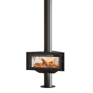 Cheminée suspendue autonome moderne JK <span class=keywords><strong>pour</strong></span> <span class=keywords><strong>intérieur</strong></span>, à <span class=keywords><strong>bois</strong></span>, en acier au carbone, avec four indépendant <span class=keywords><strong>pour</strong></span> <span class=keywords><strong>chauffage</strong></span> au <span class=keywords><strong>bois</strong></span> - Product Image 1