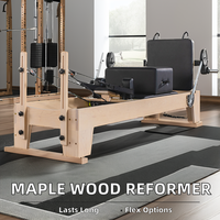 Appareil d'exercice Pilates Chief, lit de base en bois, reformer Pilates pour la musculation