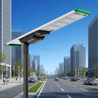 Lampe solaire de rue à détecteur de mouvement, haute luminosité 80W, étanche IP66