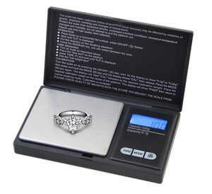 ACCT Portable Digital Electronic 500g/0,1g Taschen waage zur Schmuck gewichts messung Batterie betrieben Maximal 1kg - Product Image 1