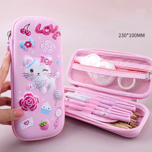 Mignon 3D Cartoon EVA Trousse à Crayons pour Enfants Grande <span class=keywords><strong>Capacité</strong></span> 23x10x5cm Boîte de Papeterie avec Impression UV pour Grades 1-6 - Product Image 5
