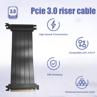 Kabel PCIe 3.0 X16 PCI Express Riser Extender Kualitas Terbaik Harga Pabrik Grosir, Kabel Konversi Kecepatan Tinggi