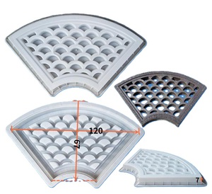 Đẹp courtuard trang trí bê tông cửa sổ nhựa nghệ thuật khoe khối gạch Khuôn đất nung làm bằng tay đất sét tường gạch rỗng - Product Image 6