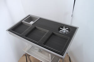 <span class=keywords><strong>Plateau</strong></span> d'égouttage 73x43cm de qualité supérieure avec bac d'égouttage en <span class=keywords><strong>verre</strong></span> - Product Image 2