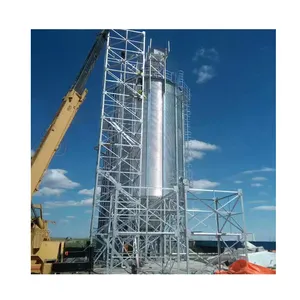 Corrugated Grain Hopper Silo With Galvanized Steel Body